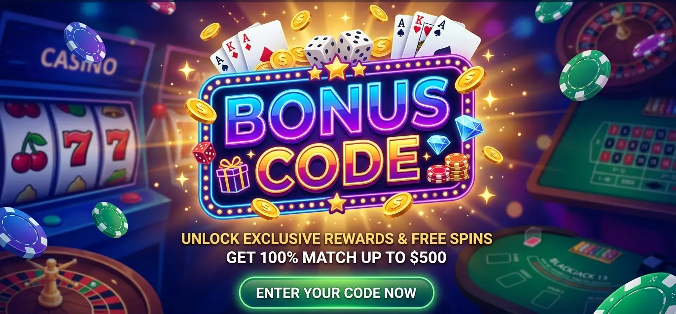 National casino bonus code